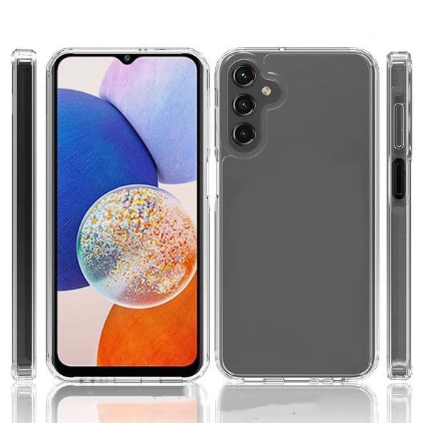 FitCase Samsung Galaxy S24 Kılıf Kamera Korumalı Silikon Şeffaf Kapak ürün görseli 1