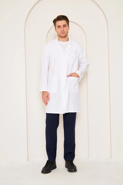 Doktor  Önlüğü Beyaz Önlük Bay ürün görseli 1