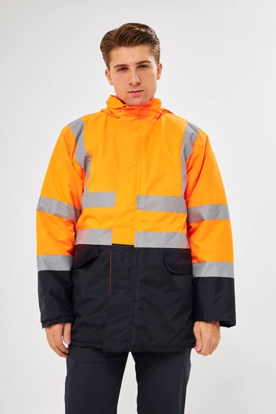 Parka Turuncu Lacivert ürün görseli 1