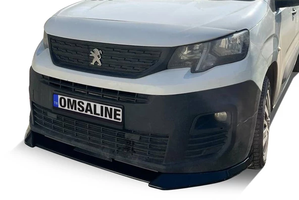Peugeot Partner Ön Tampon Lip Piano Black 2018-2022 Arası ürün görseli 1