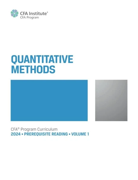 2024 CFA® Program Prerequisite Reading Volume 1: Quantitative Methods (2024 CFA® Program Prerequisite Readings) ürün görseli 1