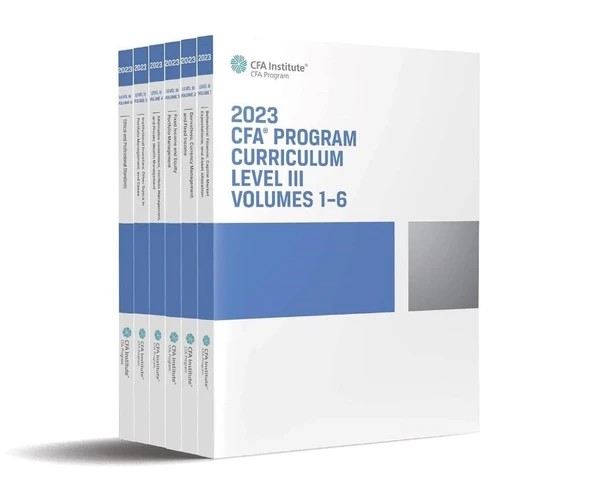 2023 CFA Program Curriculum Level III Box Set (Volume 1-6) by CFA Institute ürün görseli 1