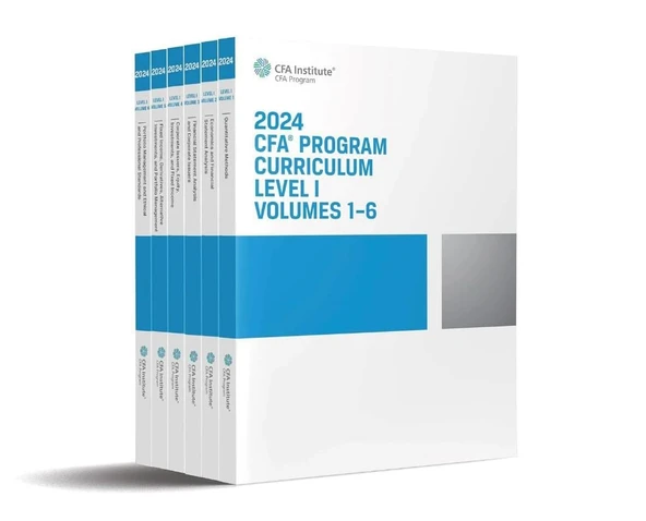 2024 CFA Program Curriculum Level I Box Set (Volume 1-6) by CFA Institute ürün görseli 1