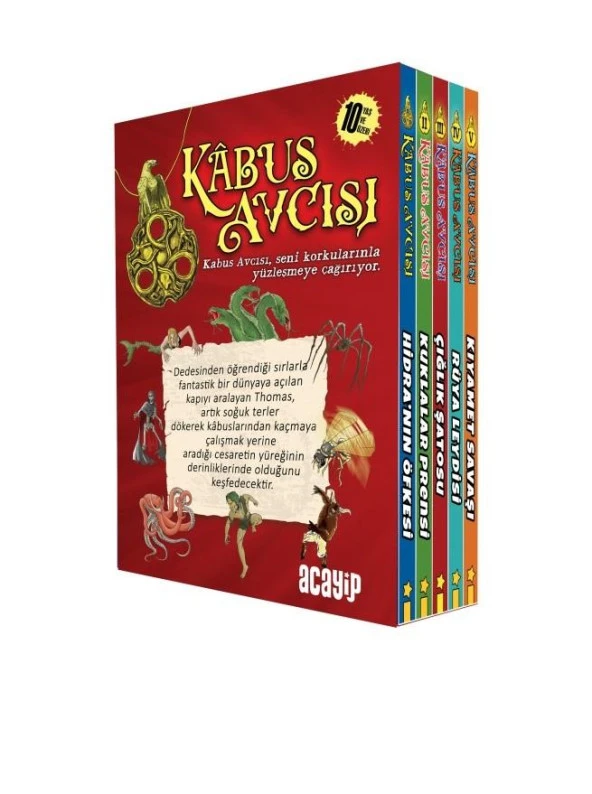 Kabus Avcısı Seti 5 Kitap Takım Kutulu/Theodore Darkwood/Acayip ürün görseli 1