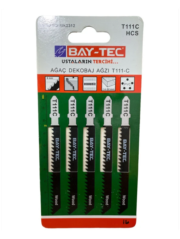 BAY-TEC AĞAÇ DEKOBAJ AĞZI 5'Lİ PAKET ürün görseli 1