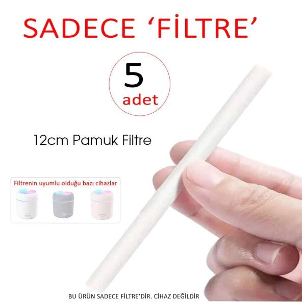 Babikamium Humidifier Hava Nemlendirici Filtresi 12cm 5 Adet Filtre ürün görseli 1