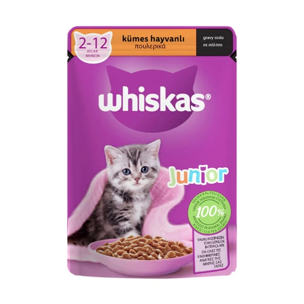 Whiskas Kümes Hayvanlı Gravy Yaş Mama 85 Gr ürün görseli 1