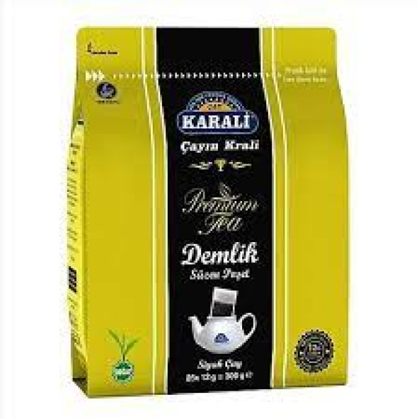 KARALİ PREMİUM DEMLİK POŞET ÇAY 25X12: 300GR ürün görseli 1