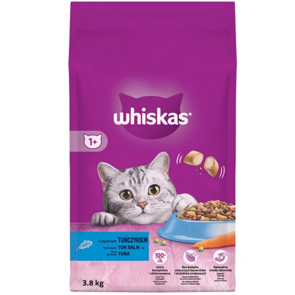 Whiskas Ton Balıklı Yetişkin Kedi Maması 3,8 Kg ürün görseli 1