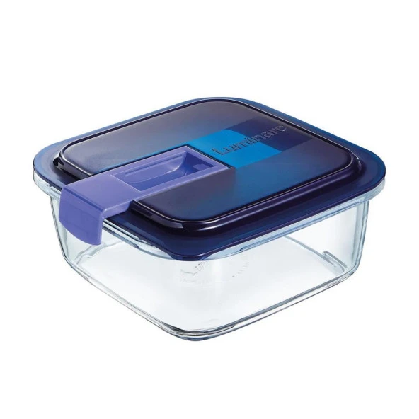 Aryıldız Luminarc Temp Easy Box kare 122 mavi Kapak ürün görseli 1