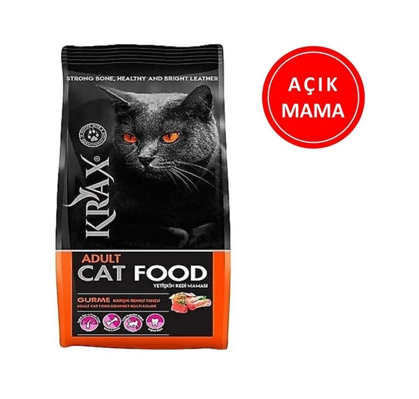 Krax Gurme Kedi Maması 1 Kg AÇIK ürün görseli 1