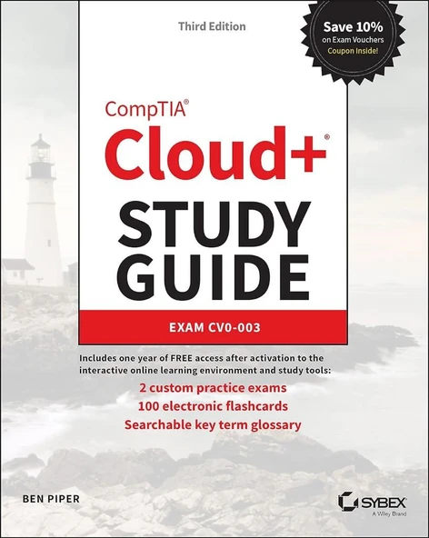 CompTIA Cloud+ Study Guide: Exam CV0-003 (Sybex Study Guide) 3rd Edition Ben Piper ürün görseli 1