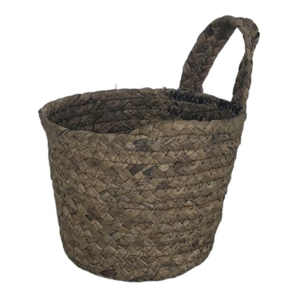 T.Concept Dekoratif Yuvarlak Çok Amaçlı Rattan Sepet Orta Boy ürün görseli 1