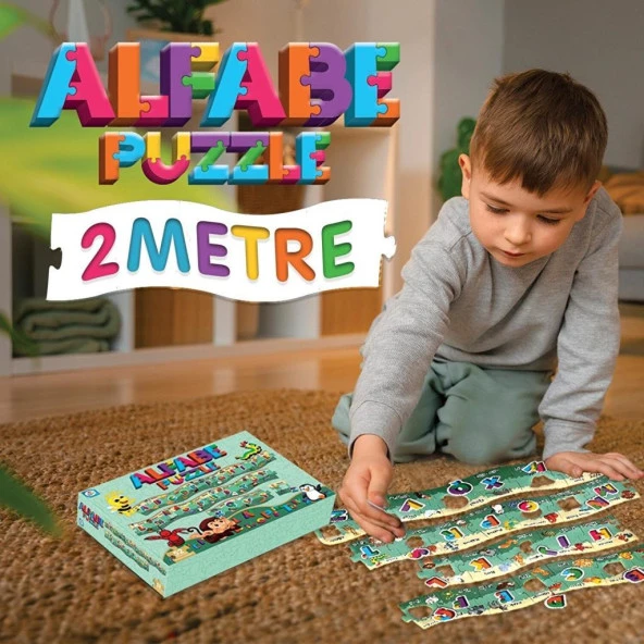 Laço İki Metre Alfabe Puzzle LC7481 ürün görseli 1