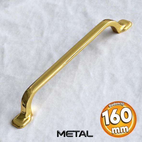 Zümre Kulp Mobilya Mutfak Dolabı Çekmece Dolap Kulpları Kulbu Kapak Kulpu 160 mm Gold Altın ürün görseli 1