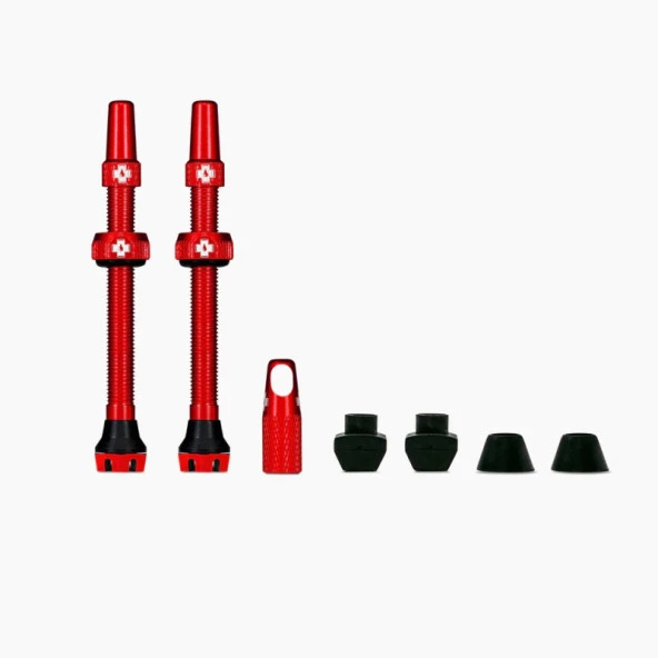 Muc-Off V2 Tubeless Valf 44mm Kırmızı ürün görseli 1