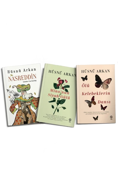 Mino'nun Siyah Gülü - Nasreddin - Ölü Kelebeklerin Dansı 3 Kitap Set ürün görseli 1