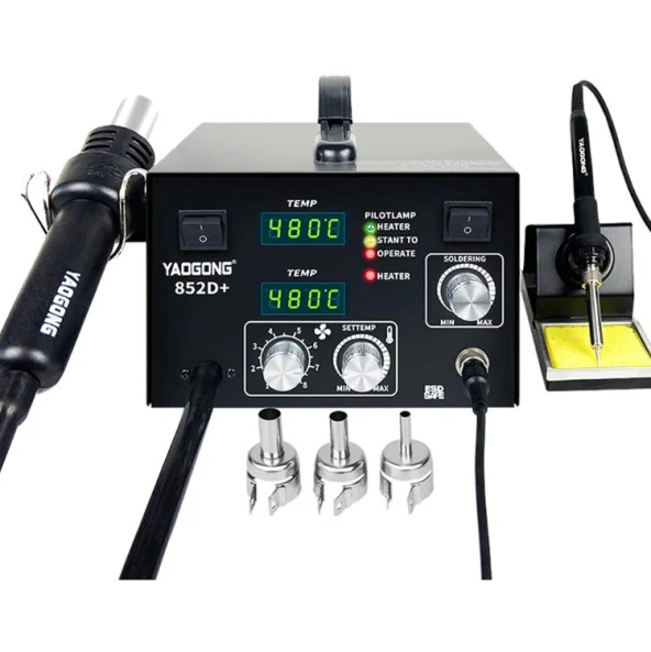 Yaogong 852D+ Smd Lehimleme İstasyonu ürün görseli 1