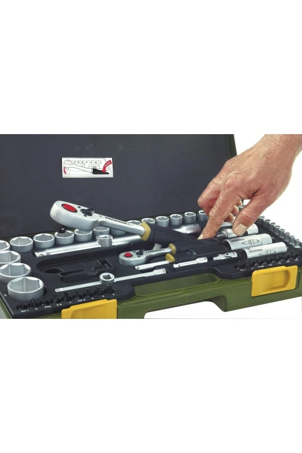 PROXON 1/4&1/2 65 PRÇ LOKMA+BITS TK - PROX23286 - Resim 3