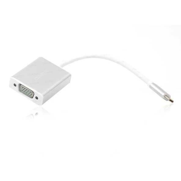 DARK USB 3.1 Type-C- den VGA Full HD Dönüştürücü Adaptör DK-AC-U31XVGA ürün görseli 1