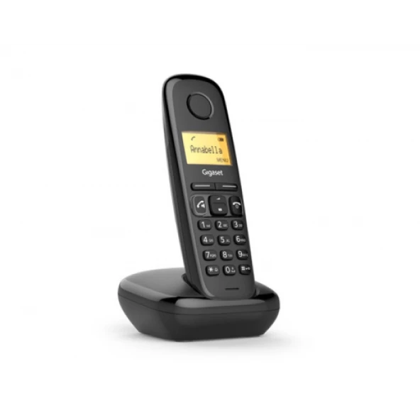 GIGASET A270, Dect Telefon, Siyah, 18 Saat Konusma, 200 Saat Bekleme, 80 Kisilik Rehber ürün görseli 1