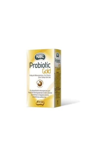 NBL Probiotic GOLD 20 Saşe - Resim 2