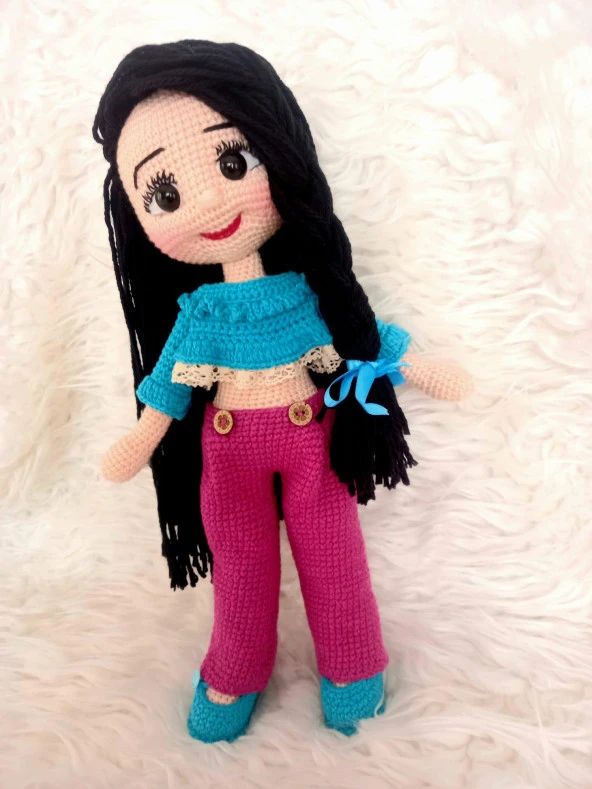 Dila Bebek Amigurumi Organik Oyuncak ürün görseli 1