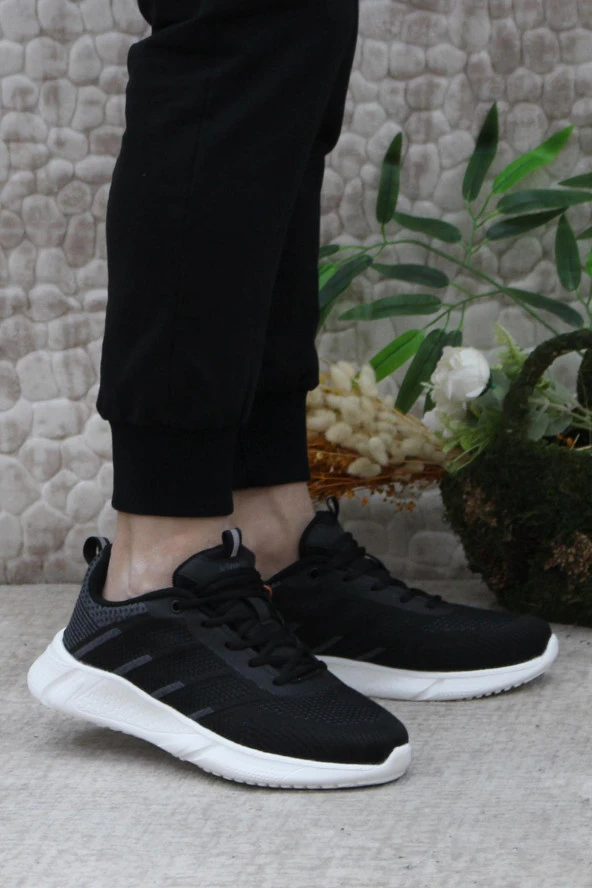 Kinetix Lıster TX 4FX Siyah Beyaz X-SOFT Yumuşak Taban Sneaker Erkek Ayakkabı ürün görseli 1