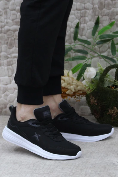 Kinetix Nancy TX 4FX Siyah Beyaz Rahat Unisex Sneaker Ayakkabı ürün görseli 1