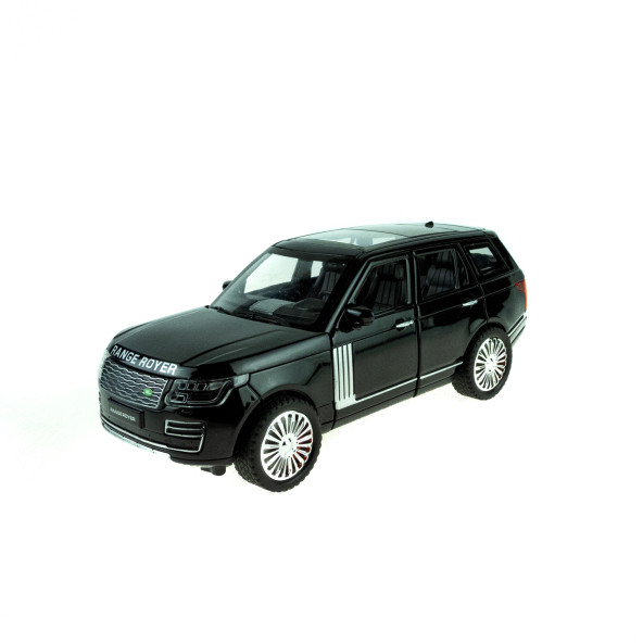 1:24 Ölçek Metal Model Super Suv Çek Bırak Işıklı Sesli Siyah ürün görseli 1
