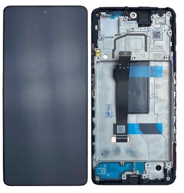 Redmi Note 12 Pro 5g Uyumlu Lcd Ekran Dokunmatik Siyah Çıtalı Oled ürün görseli 1