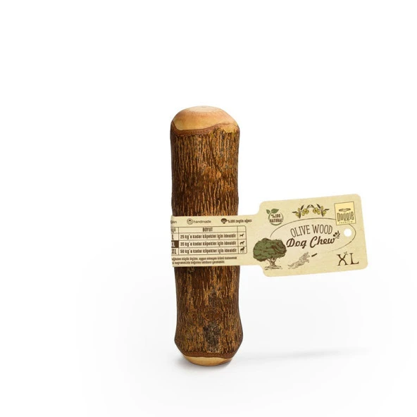 Doggie Olive Wood Doğal Zeytin Ağacı Çiğneme Oyuncağı XL ürün görseli 1
