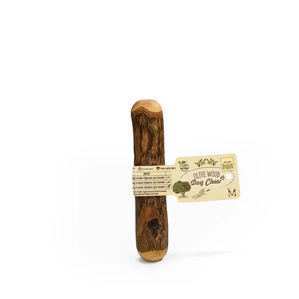 Doggie Olive Wood Doğal Zeytin Ağacı Çiğneme Oyuncağı M ürün görseli 1