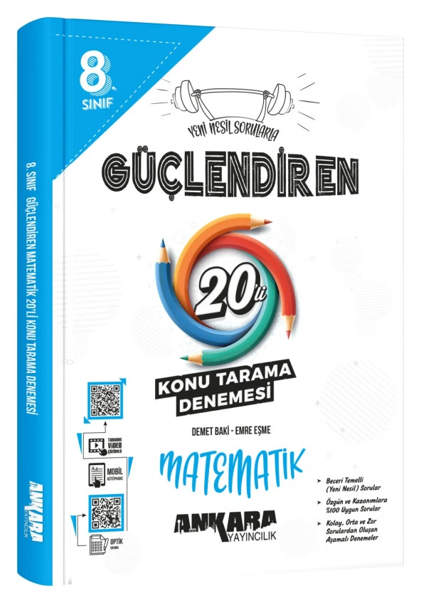 Ankara 8. Sınıf Lgs Güçlendiren Matematik 20 Li Konu Tarama Denemesi 2023 ürün görseli 1