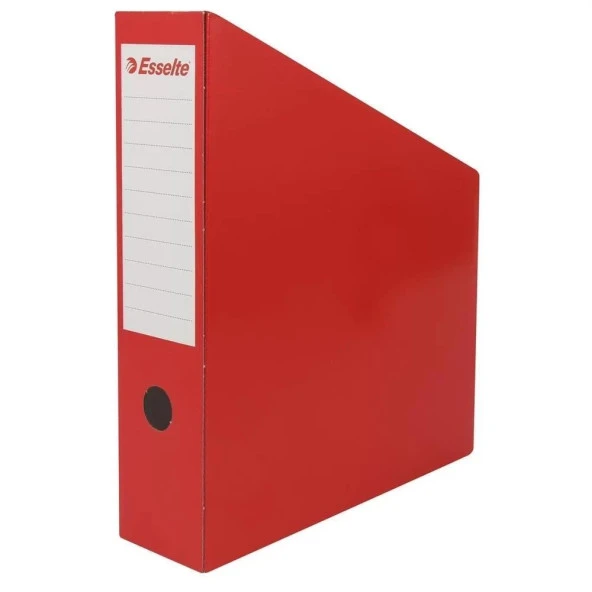 Esselte Karton Magazinlik Kutu Klasör 7.2 x 31.5 x 25 CM Kırmızı (6 Lı Paket) ürün görseli 1
