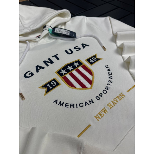 GANT REGULAR FİT, ORJİNAL KAPŞONLU SWEATSHIRT  L BEDEN - Resim 2