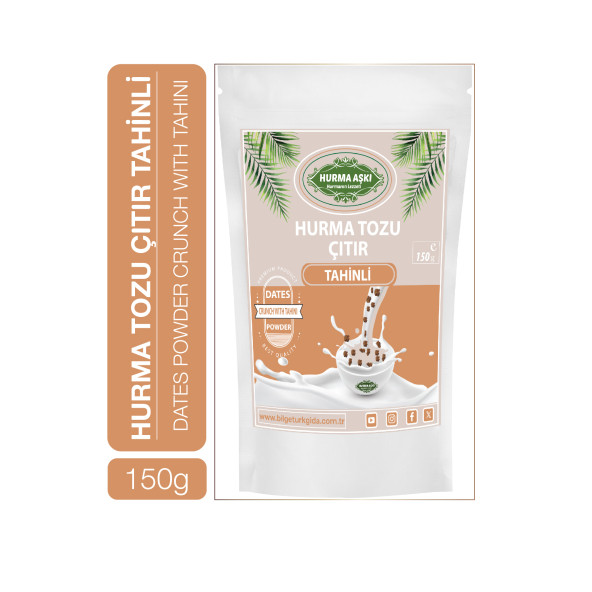 Hurma Aşkı Hurma Tozu Çıtır Tahinli 150 gr ürün görseli 1