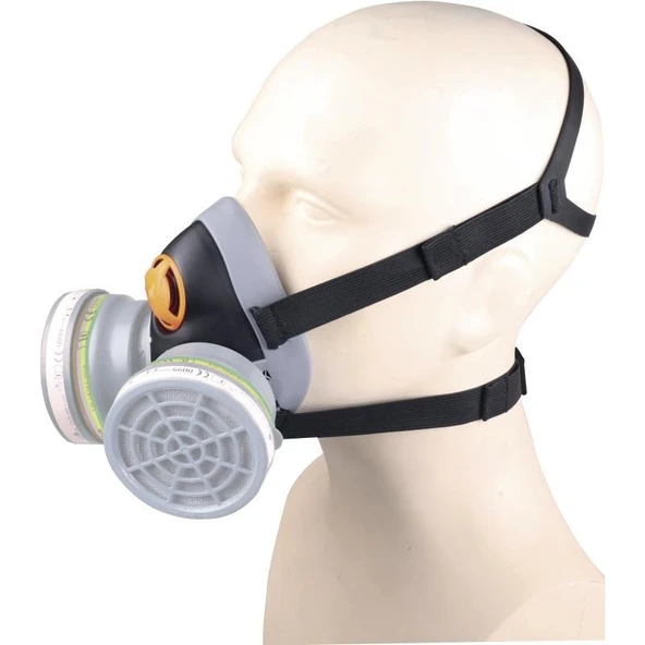 DELTA PLUS M6400 JUPITER POLIPROPILEN VE TERMOPLASTIK YARIM MASKE ürün görseli 1