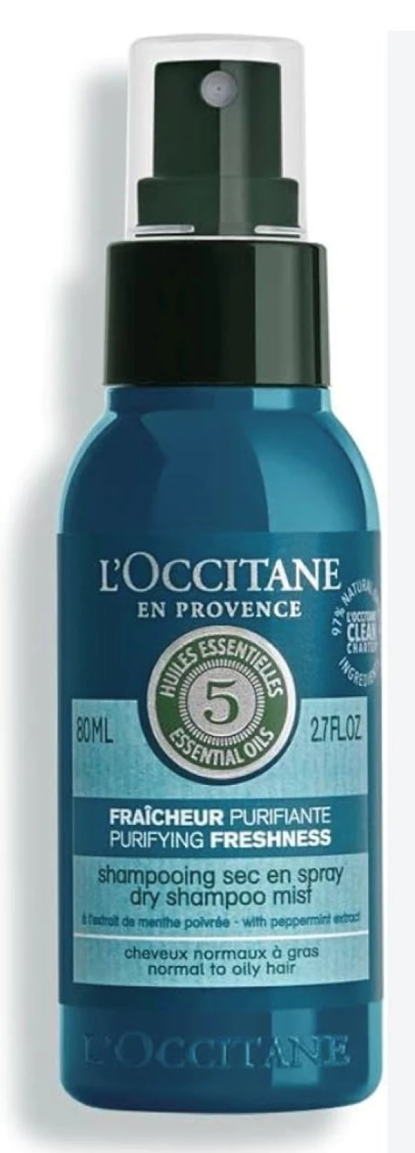 L'occitane Aromakoloji Arındırıcı & Canlandırıcı Kuru Şampuan 80 ML ürün görseli 1
