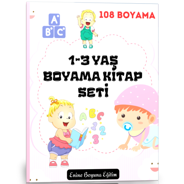 1-3 Yaş Boyama Kitap Seti (3 Kitap) ürün görseli 1