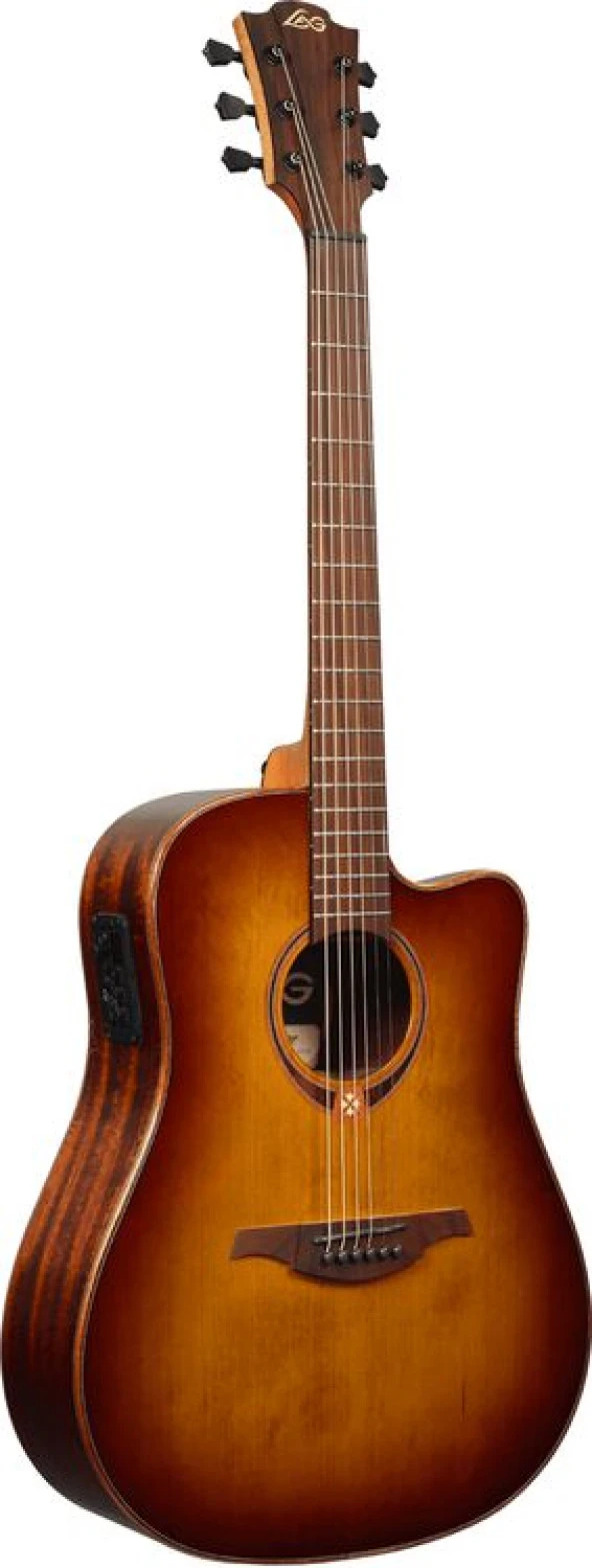 LAG GLA T118DCE-BRS Dreadnought Cutaway Elektro Akustik Gitar ürün görseli 1