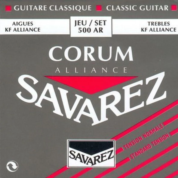 Savarez 500AR Alliance Corum Normal Tansiyon Klasik Gitar Teli ürün görseli 1