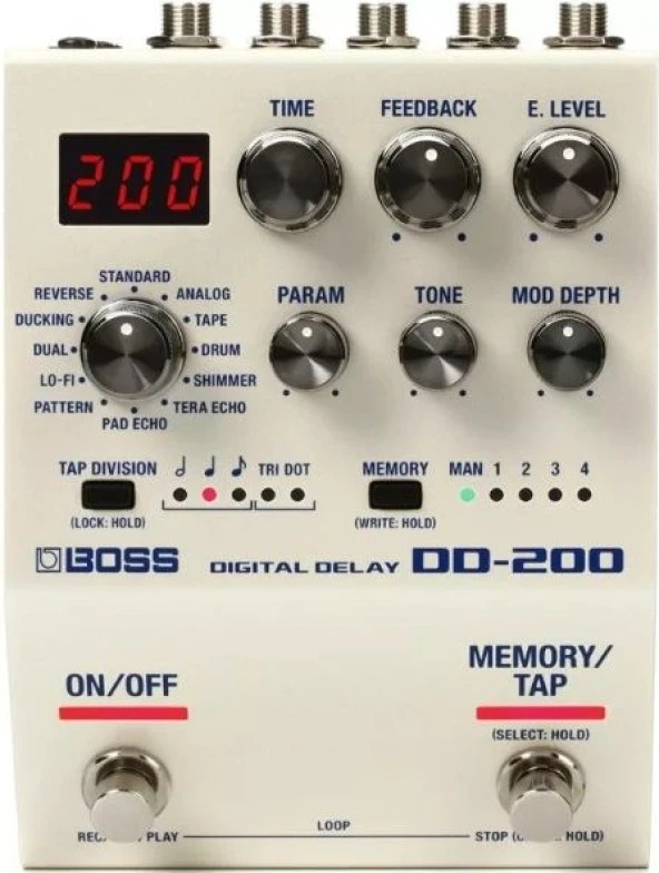 BOSS DD-200 Digital Delay - Resim 2