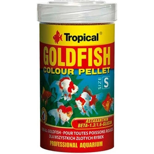 Tropıcal Goldfısh Colour Pellet Sıze Small 250Ml 110Gr ürün görseli 1