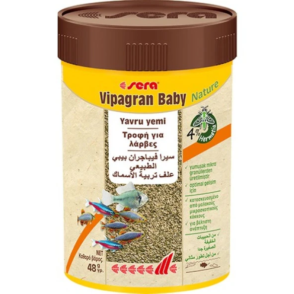 Sera Vipagran Baby Yavru Yemi 100 Ml ürün görseli 1