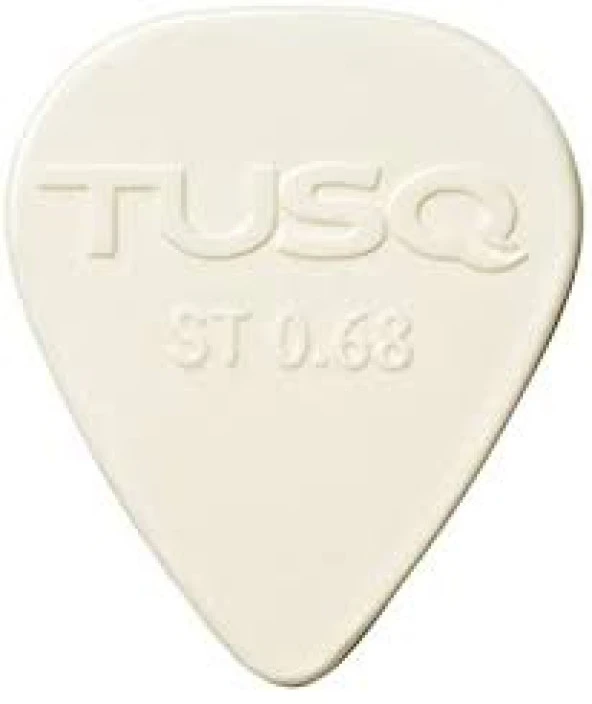 GRAPHTECH PQP-0068-W6 TUSQ Pick 0.68mm White 6 Pack Bright Tone (PENA) ürün görseli 1