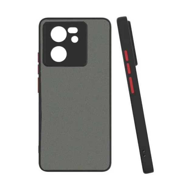 Xiaomi Mi 13T Pro Kılıf Zore Arkası Mat Sert Silikon Hux Kapak ürün görseli 1
