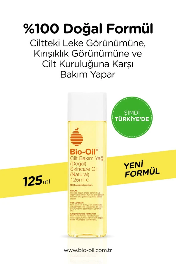 BİO-OİL NATURAL CİLT BAKIM YAĞI 125 ML ürün görseli 1