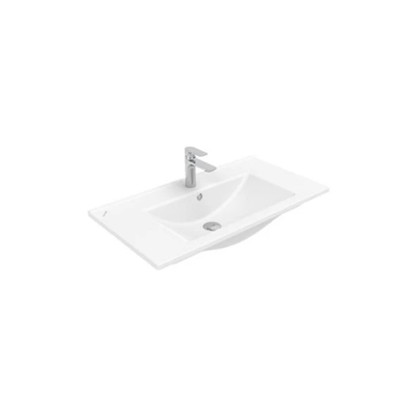 Creavit Su Etajerli Lavabo 85 cm Beyaz SU085-00CB00E-0000 ürün görseli 1