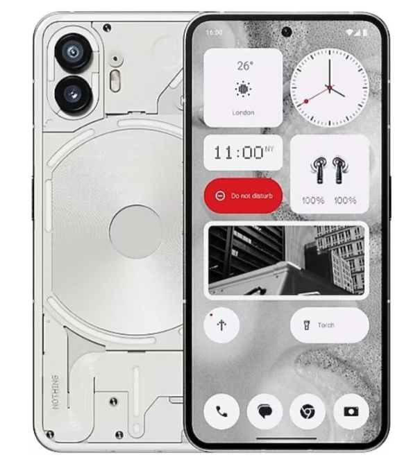 Nothing Phone 1 Uyumlu Ön+Arka Full Body Parmak izi bırakmaz Ultra koruyucu MATE Jelatin ürün görseli 1